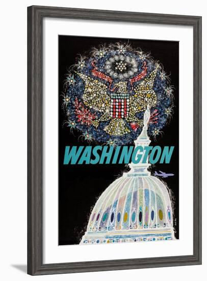 Washington-David Klein-Framed Art Print