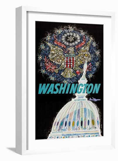 Washington-David Klein-Framed Art Print