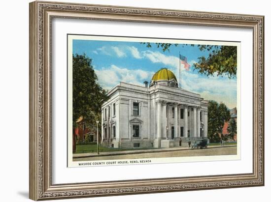 Washoe County Courthouse, Reno, Nevada-null-Framed Art Print