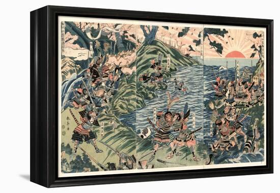 Washu Nyoirindo Kassen-Kubo Shunman-Framed Premier Image Canvas