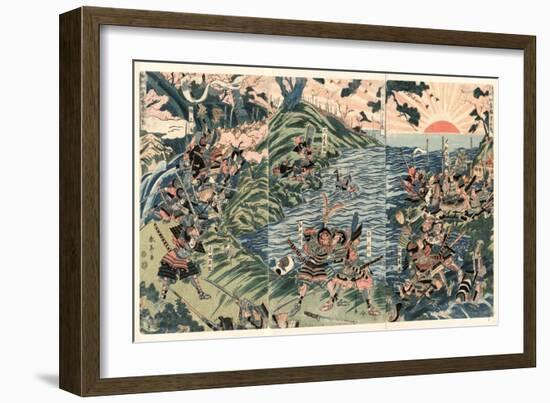 Washu Nyoirindo Kassen-Kubo Shunman-Framed Giclee Print