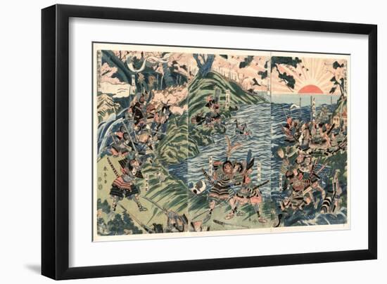 Washu Nyoirindo Kassen-Kubo Shunman-Framed Giclee Print