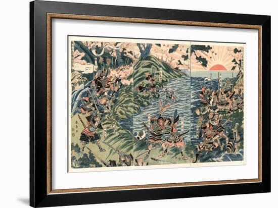 Washu Nyoirindo Kassen-Kubo Shunman-Framed Giclee Print