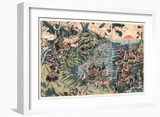 Washu Nyoirindo Kassen-Kubo Shunman-Framed Giclee Print