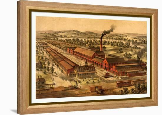 Wason Manufacturing Company of Springfield-Charles Parsons-Framed Premier Image Canvas