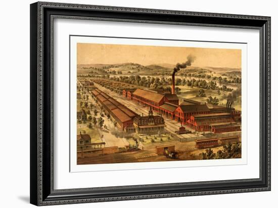 Wason Manufacturing Company of Springfield-Charles Parsons-Framed Giclee Print