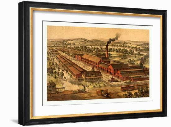 Wason Manufacturing Company of Springfield-Charles Parsons-Framed Giclee Print