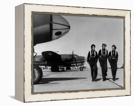 Wasps on Flight Line at Laredo AAF-null-Framed Stretched Canvas