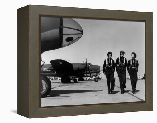 Wasps on Flight Line at Laredo AAF-null-Framed Stretched Canvas