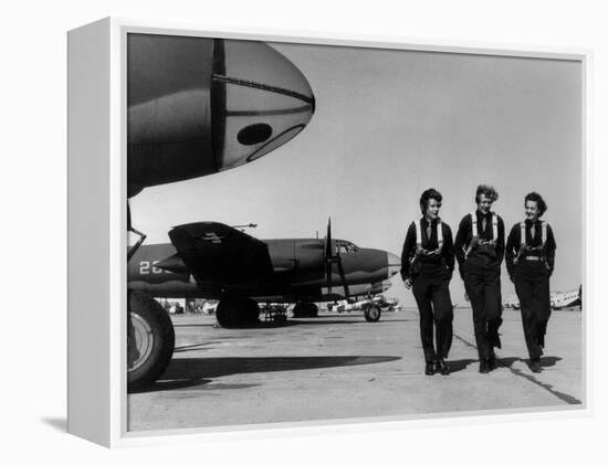 Wasps on Flight Line at Laredo AAF-null-Framed Stretched Canvas