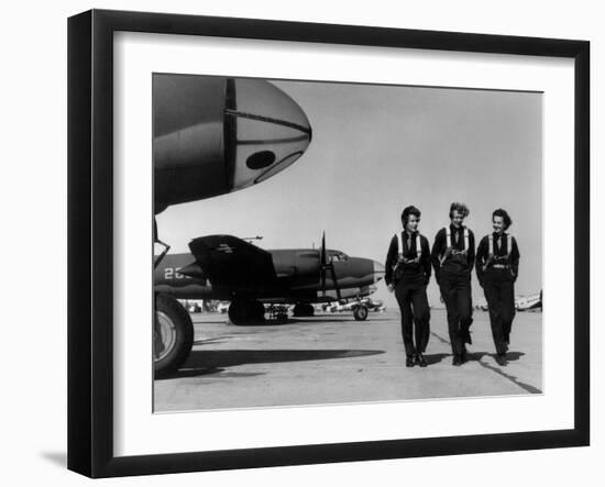 Wasps on Flight Line at Laredo AAF-null-Framed Photo