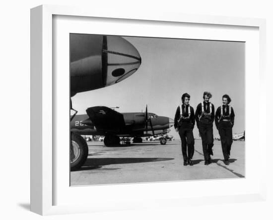 Wasps on Flight Line at Laredo AAF-null-Framed Photo