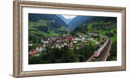 Wassen, Gotthard, Canton of Uri, Swirtzerland, Europe-Hans-Peter Merten-Framed Photographic Print