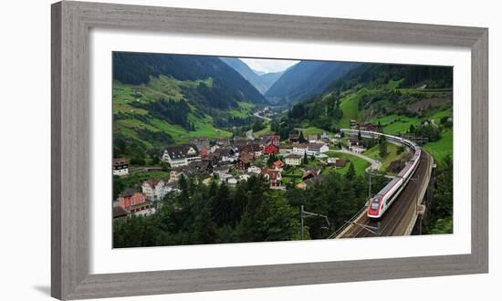 Wassen, Gotthard, Canton of Uri, Swirtzerland, Europe-Hans-Peter Merten-Framed Photographic Print