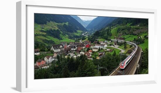 Wassen, Gotthard, Canton of Uri, Swirtzerland, Europe-Hans-Peter Merten-Framed Photographic Print