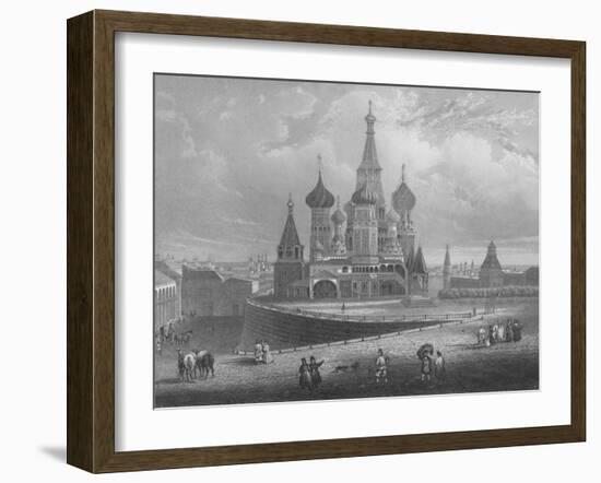Wassili Blagennoi or the Cathedral of St. Basil Moscow, c1850-Albert Henry Payne-Framed Giclee Print