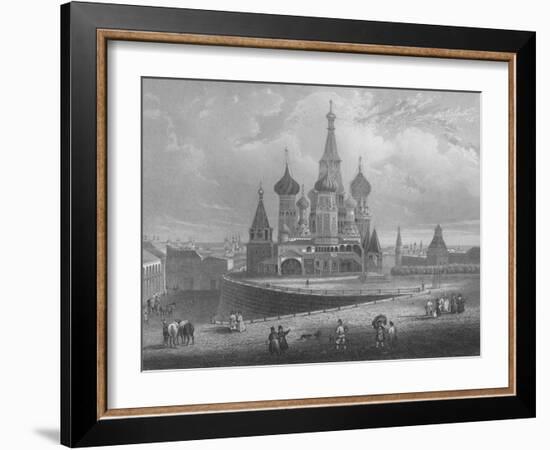 Wassili Blagennoi or the Cathedral of St. Basil Moscow, c1850-Albert Henry Payne-Framed Giclee Print