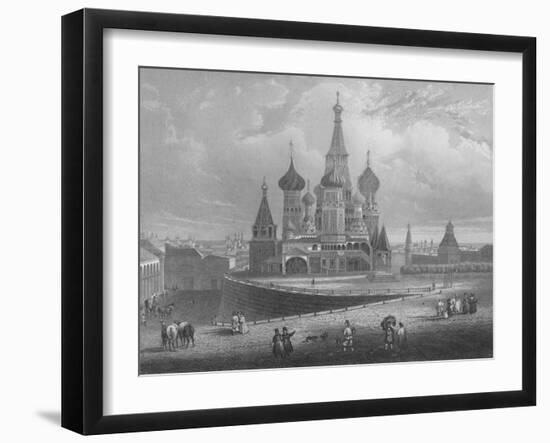 Wassili Blagennoi or the Cathedral of St. Basil Moscow, c1850-Albert Henry Payne-Framed Giclee Print