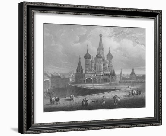 Wassili Blagennoi or the Cathedral of St. Basil Moscow, c1850-Albert Henry Payne-Framed Giclee Print