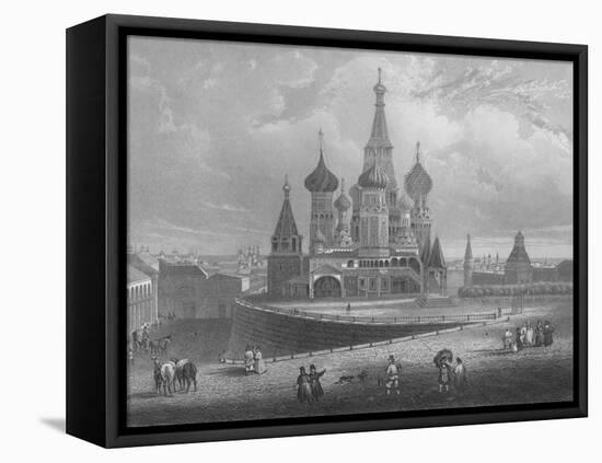 Wassili Blagennoi or the Cathedral of St. Basil Moscow, c1850-Albert Henry Payne-Framed Premier Image Canvas