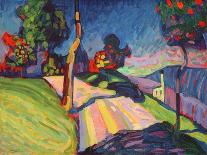 Autumn Landscape with Boats, 1908-Wassily Kandinsky-Giclee Print