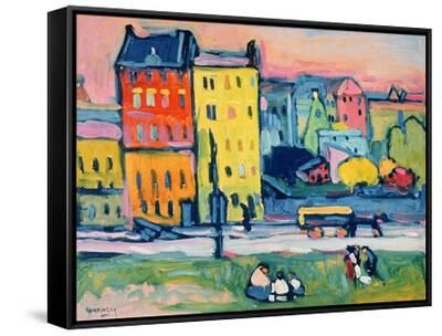 Houses in Munich, 1908' Giclee Print Wassily Kandinsky