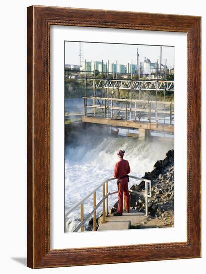 Waste Water Monitoring-Paul Rapson-Framed Photographic Print