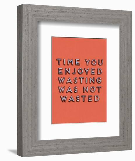 Wasting Time-null-Framed Giclee Print