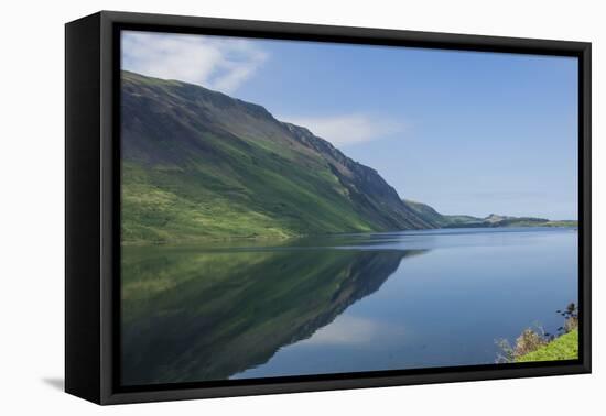 Wastwater and the Screes, Early Morning, Wasdale, Lake District National Park, Cumbria-James Emmerson-Framed Premier Image Canvas