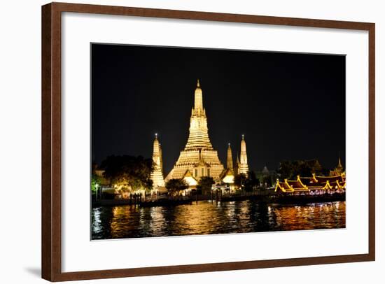 Wat Arun - Bangkok, Thailand-ggaallaa-Framed Photographic Print