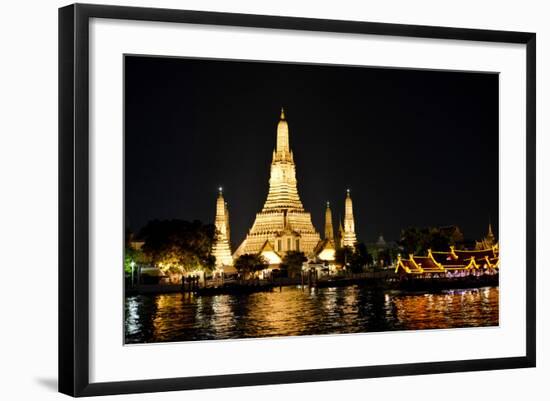 Wat Arun - Bangkok, Thailand-ggaallaa-Framed Photographic Print