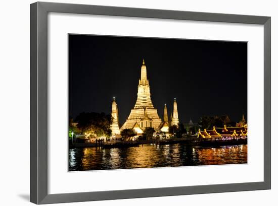 Wat Arun - Bangkok, Thailand-ggaallaa-Framed Photographic Print