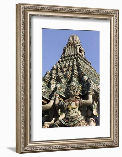 Wat Arun (The Temple of Dawn) Stupa, Bangkok, Thailand, Southeast Asia, Asia-Stuart Black-Framed Photographic Print