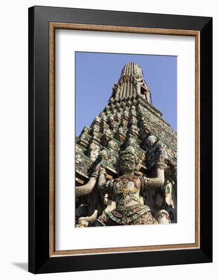 Wat Arun (The Temple of Dawn) Stupa, Bangkok, Thailand, Southeast Asia, Asia-Stuart Black-Framed Photographic Print