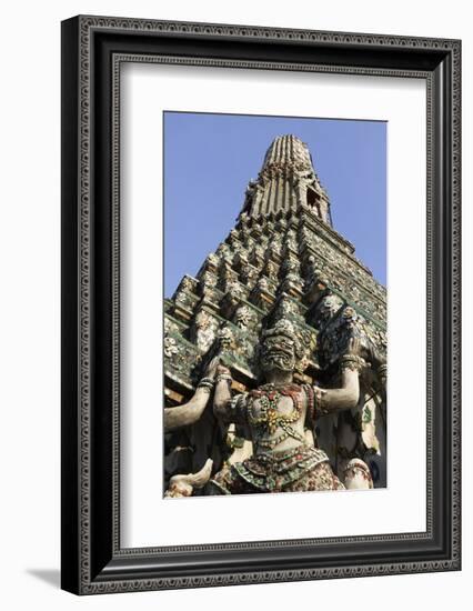 Wat Arun (The Temple of Dawn) Stupa, Bangkok, Thailand, Southeast Asia, Asia-Stuart Black-Framed Photographic Print