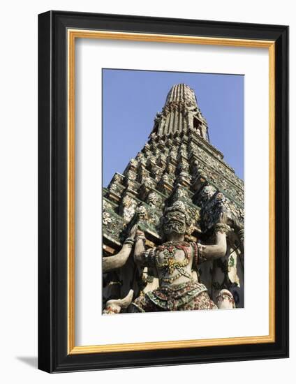 Wat Arun (The Temple of Dawn) Stupa, Bangkok, Thailand, Southeast Asia, Asia-Stuart Black-Framed Photographic Print