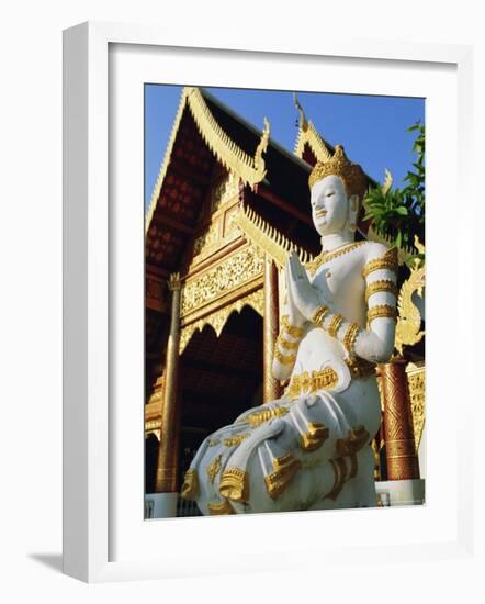 Wat Chiang Man, Chiang Mai Thailand, Asia-Bruno Morandi-Framed Photographic Print