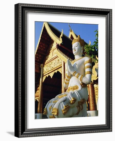 Wat Chiang Man, Chiang Mai Thailand, Asia-Bruno Morandi-Framed Photographic Print