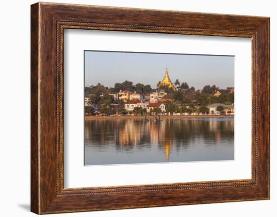 Wat Jong Kham Sits on a Hill in Kyaing Tong Town, Myanmar-Peter Adams-Framed Photographic Print