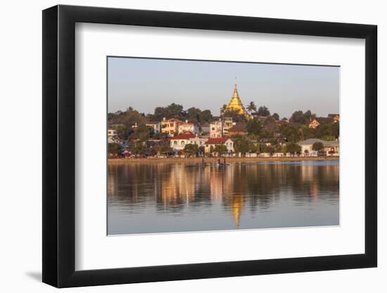 Wat Jong Kham Sits on a Hill in Kyaing Tong Town, Myanmar-Peter Adams-Framed Photographic Print