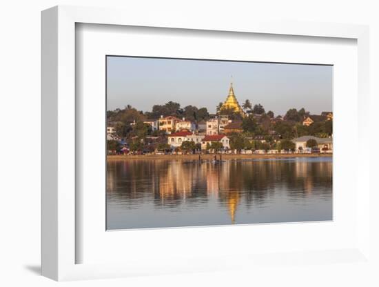 Wat Jong Kham Sits on a Hill in Kyaing Tong Town, Myanmar-Peter Adams-Framed Photographic Print