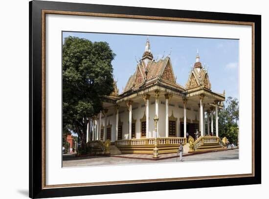 Wat Krom (Intra Ngean Pagoda), Sihanoukville, Cambodia, Indochina, Southeast Asia, Asia-Rolf Richardson-Framed Photographic Print