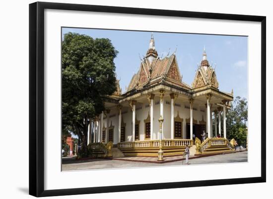 Wat Krom (Intra Ngean Pagoda), Sihanoukville, Cambodia, Indochina, Southeast Asia, Asia-Rolf Richardson-Framed Photographic Print