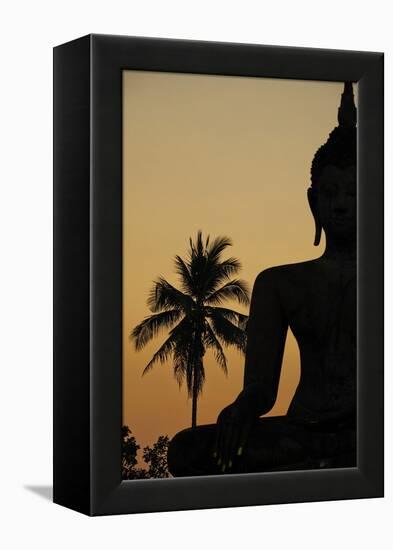 Wat Mahatat, Sukhothai Historical Park, Sukhothai, Thailand, Southeast Asia, Asia-null-Framed Premier Image Canvas