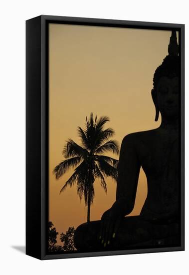 Wat Mahatat, Sukhothai Historical Park, Sukhothai, Thailand, Southeast Asia, Asia-null-Framed Premier Image Canvas