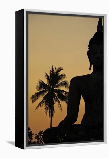 Wat Mahatat, Sukhothai Historical Park, Sukhothai, Thailand, Southeast Asia, Asia-null-Framed Premier Image Canvas