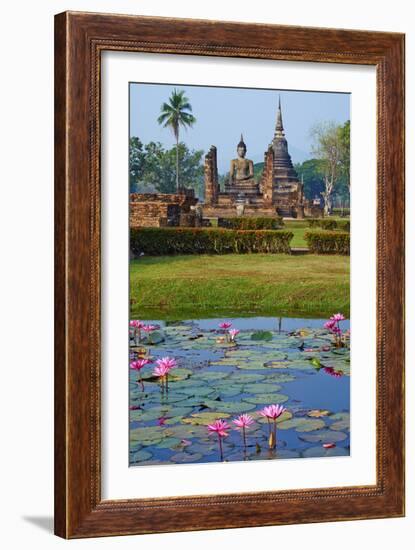 Wat Mahatat, Sukhothai Historical Park, Sukhothai, Thailand, Southeast Asia, Asia-null-Framed Photographic Print