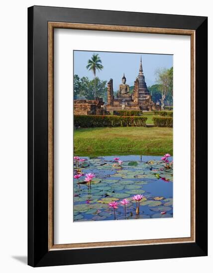 Wat Mahatat, Sukhothai Historical Park, Sukhothai, Thailand, Southeast Asia, Asia-null-Framed Photographic Print