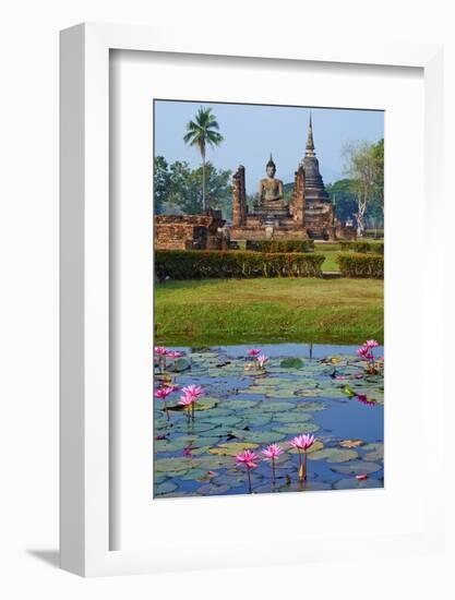 Wat Mahatat, Sukhothai Historical Park, Sukhothai, Thailand, Southeast Asia, Asia-null-Framed Photographic Print