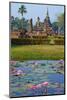 Wat Mahatat, Sukhothai Historical Park, Sukhothai, Thailand, Southeast Asia, Asia-null-Mounted Photographic Print